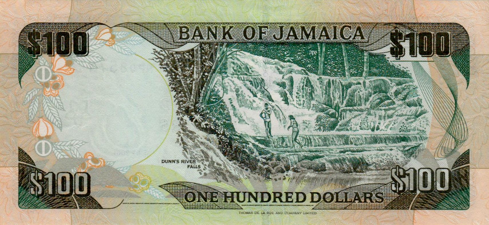 Jamaica 100 2001 UNC P-80/a